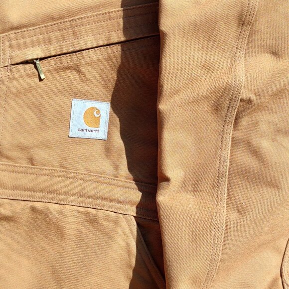 Men Carhartt Coveralls Insulated Duck Red Lining 2XL Chest 48" Inseam 28" - Picture 8 of 14